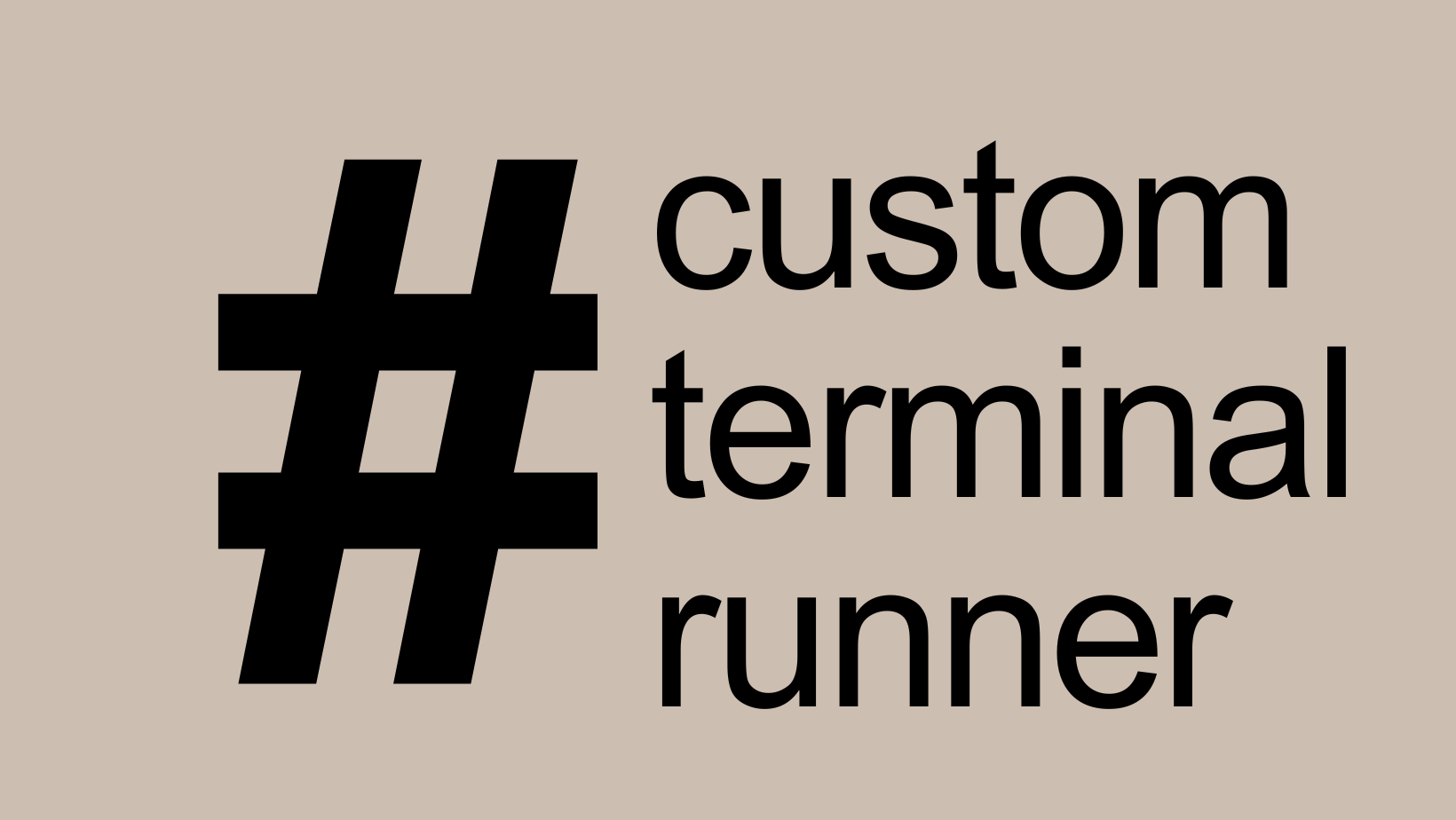 Terminal Runner